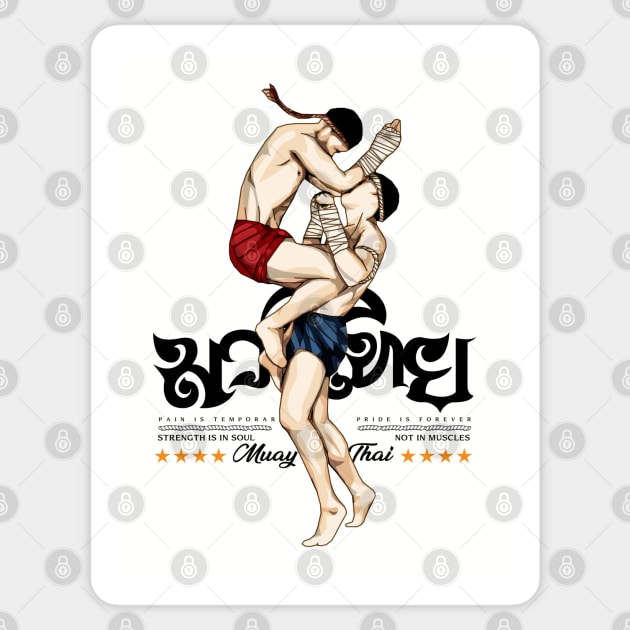 Muay Thai Boran Sticker by KewaleeTee